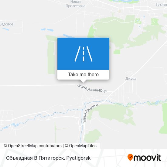Объездная В Пятигорск map