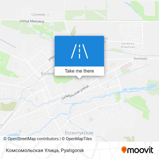 Комсомольская Улица map