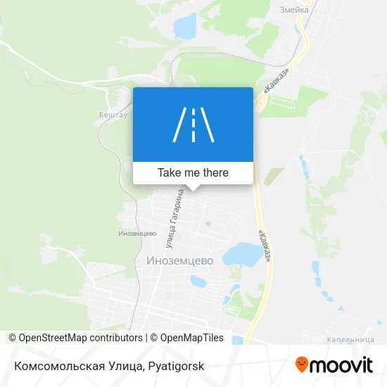 Комсомольская Улица map