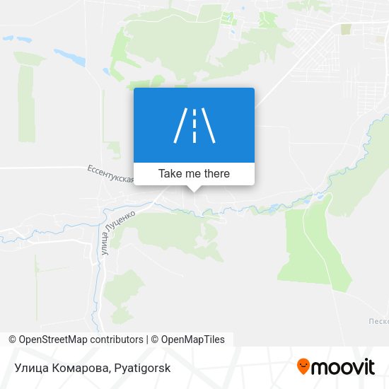 Улица Комарова map