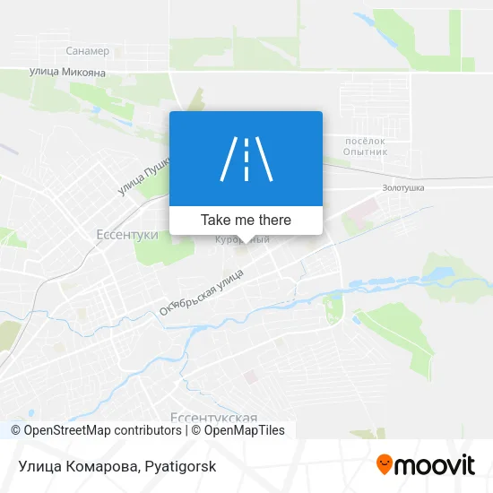 Улица Комарова map