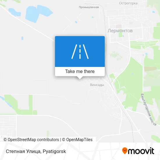 Степная Улица map
