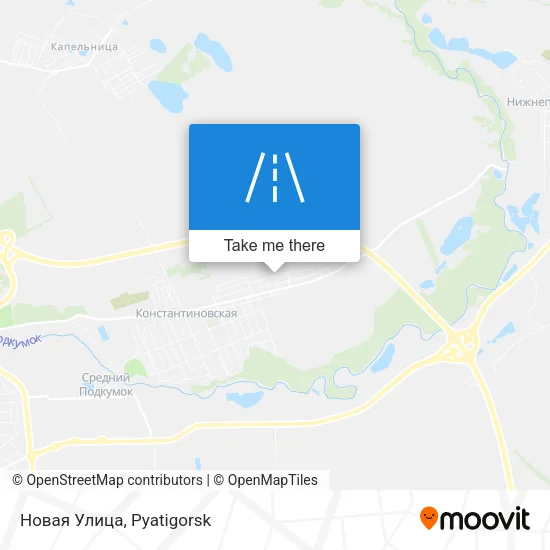 Новая Улица map