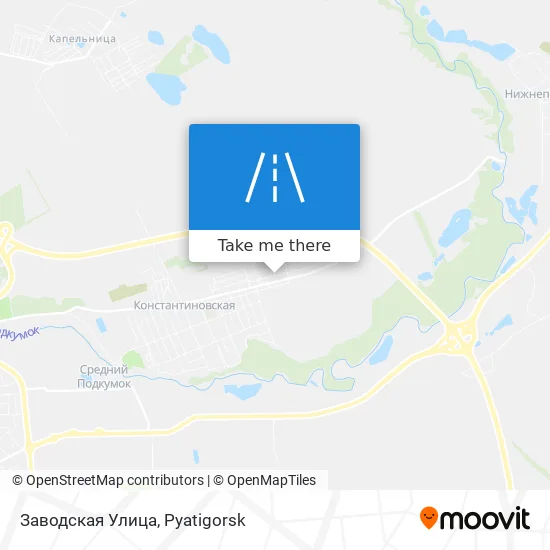 Заводская Улица map