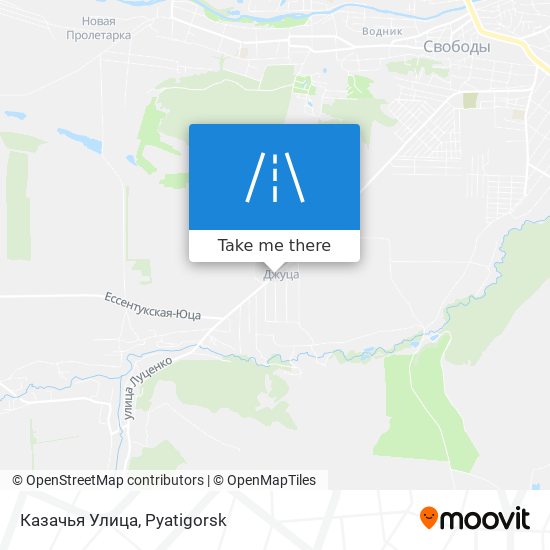 Казачья Улица map