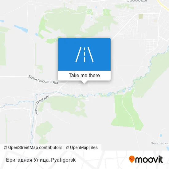 Бригадная Улица map