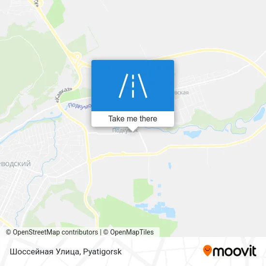 Шоссейная Улица map