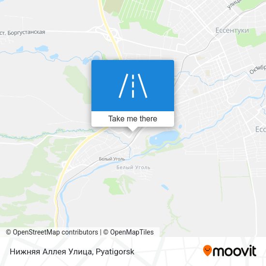 Нижняя Аллея Улица map