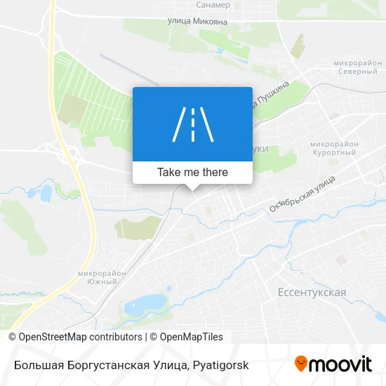 Большая Боргустанская Улица map