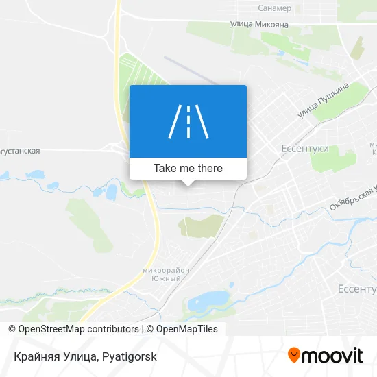 Крайняя Улица map