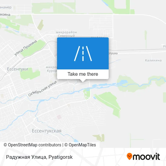 Радужная Улица map