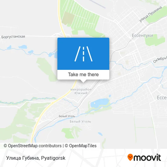 Улица Губина map