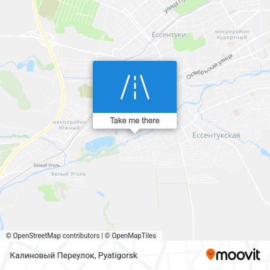 Калиновый Переулок map