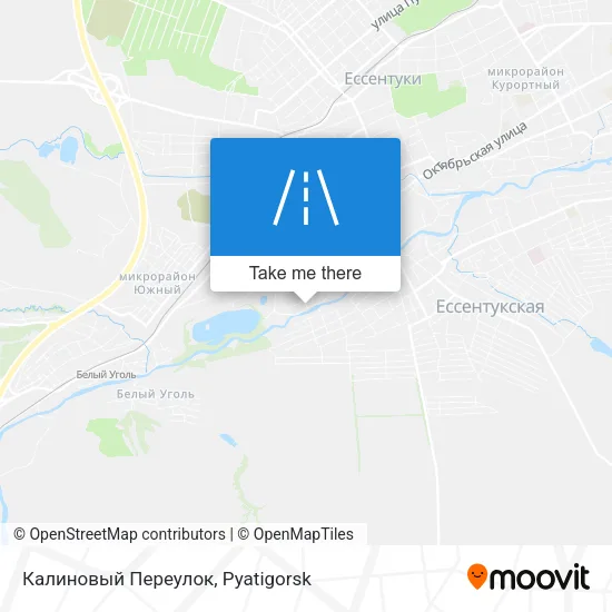 Калиновый Переулок map