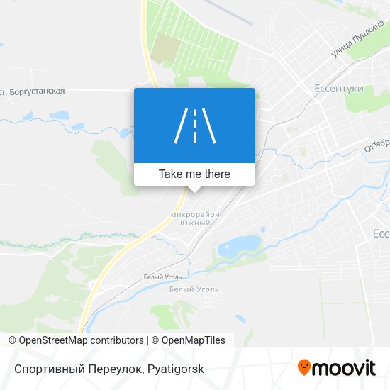 Спортивный Переулок map
