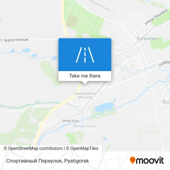Спортивный Переулок map