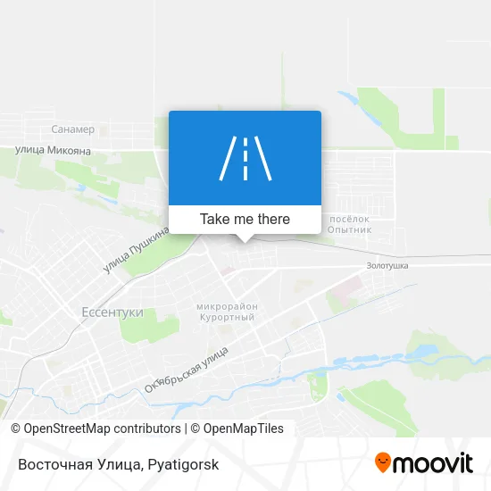 Восточная Улица map