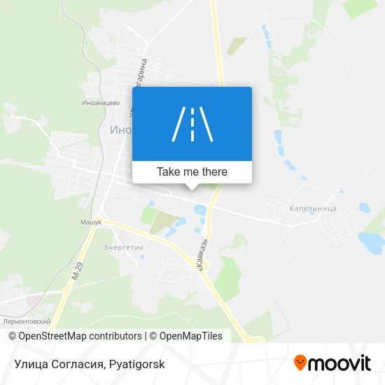 Улица Согласия map
