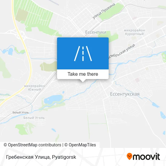 Гребенская Улица map