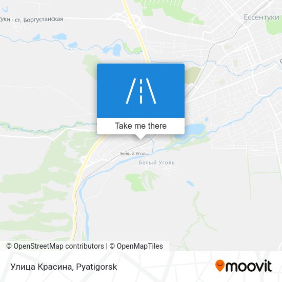 Улица Красина map