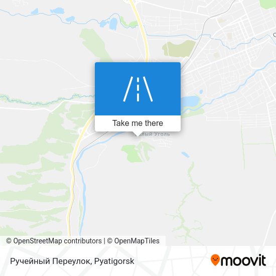 Ручейный Переулок map