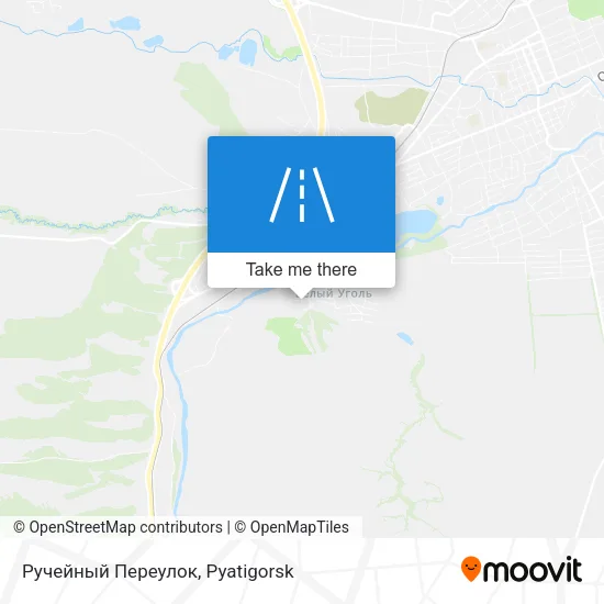 Ручейный Переулок map