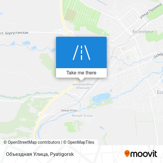 Объездная Улица map