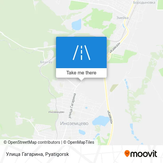 Улица Гагарина map