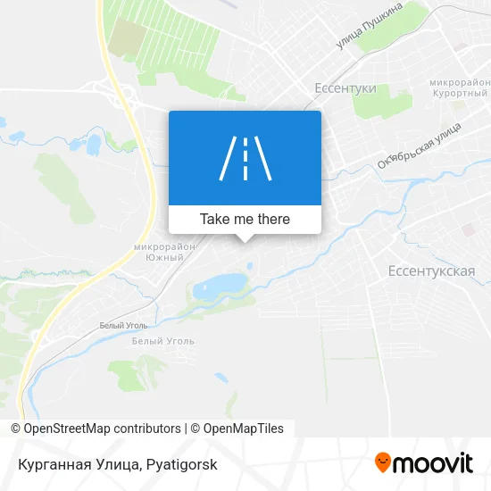 Курганная Улица map