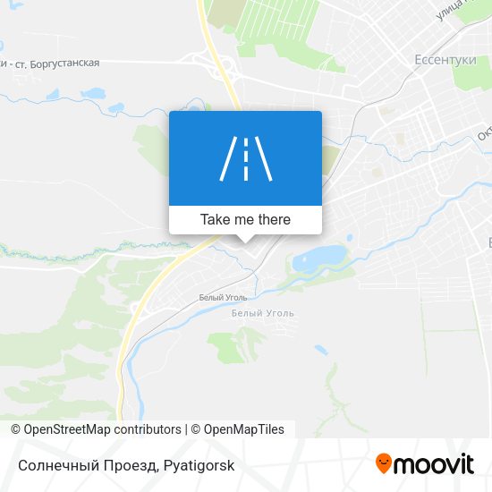 Солнечный Проезд map