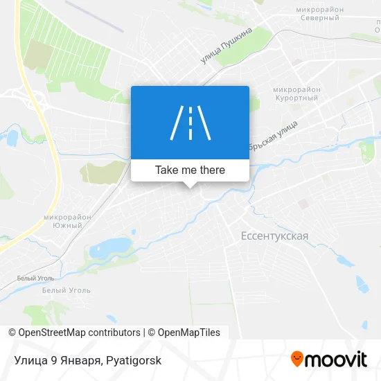 Улица 9 Января map