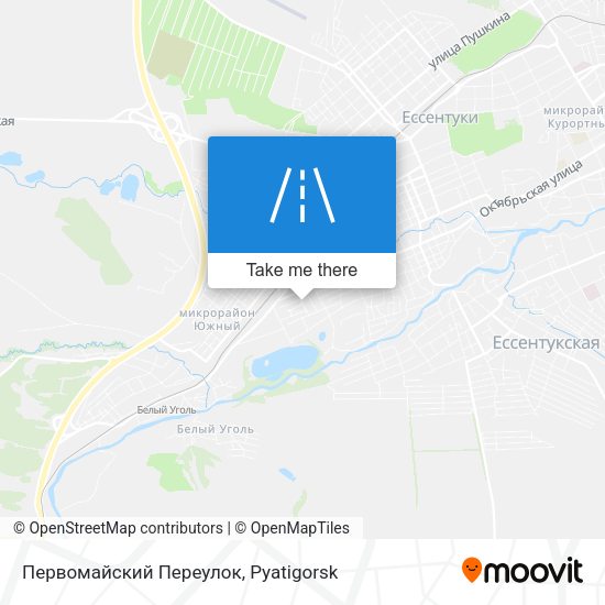 Первомайский Переулок map
