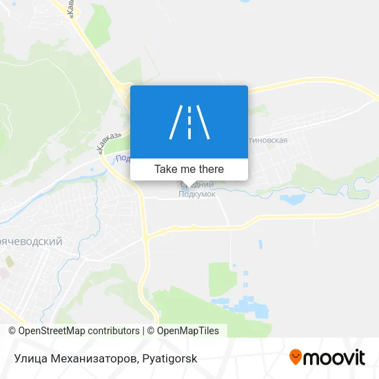 Улица Механизаторов map