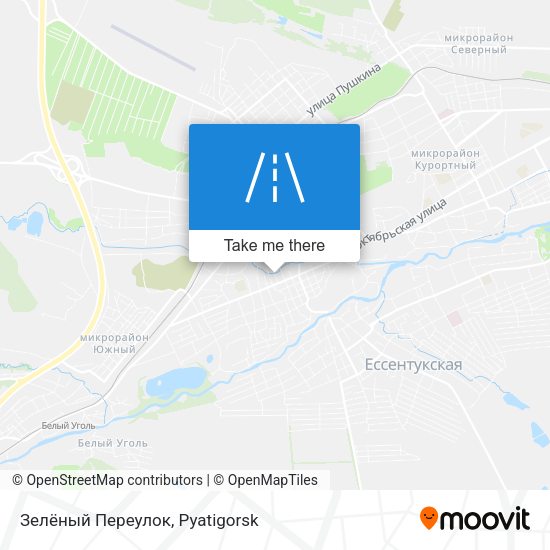 Зелёный Переулок map