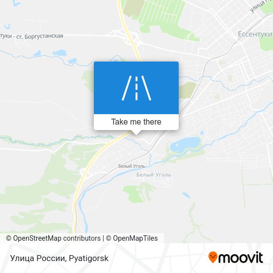 Улица России map
