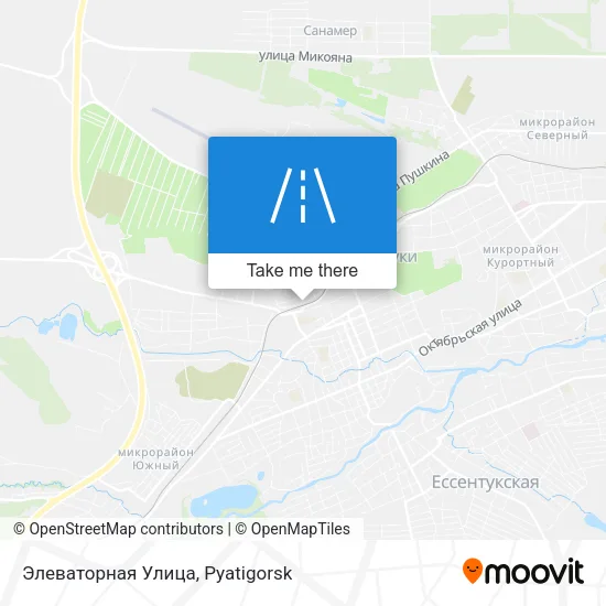 Элеваторная Улица map