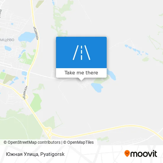 Южная Улица map