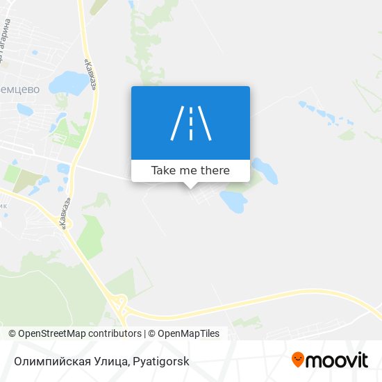 Олимпийская Улица map