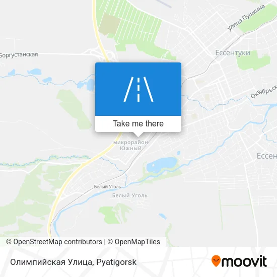 Олимпийская Улица map