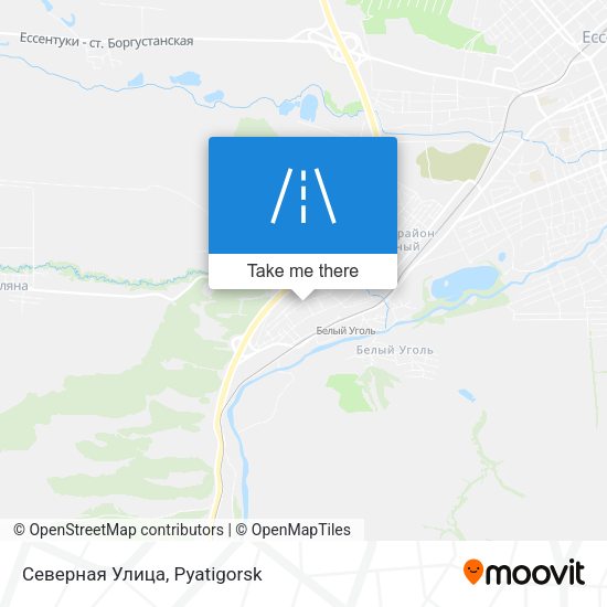 Северная Улица map