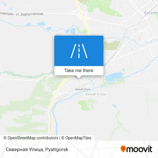 Северная Улица map