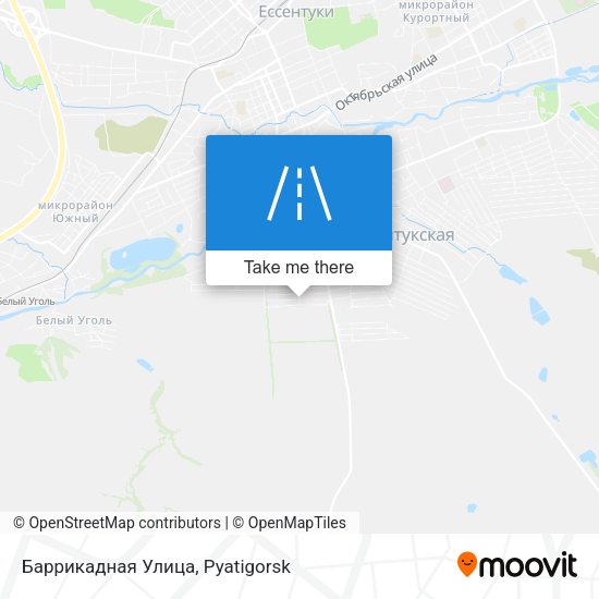 Баррикадная Улица map