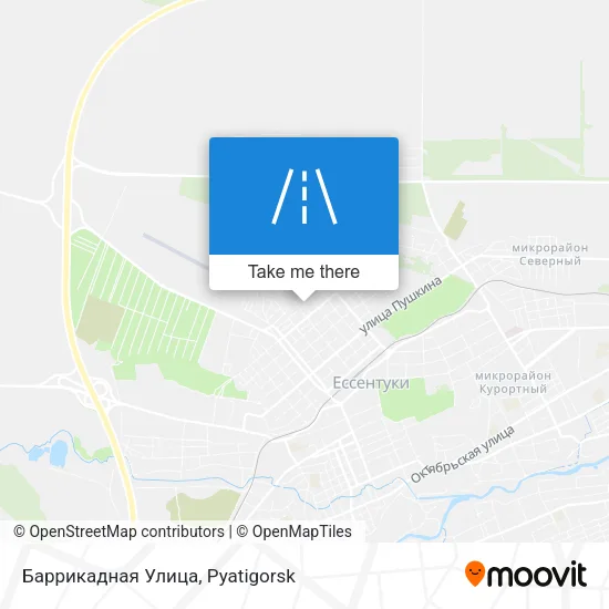 Баррикадная Улица map