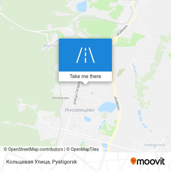 Кольцевая Улица map