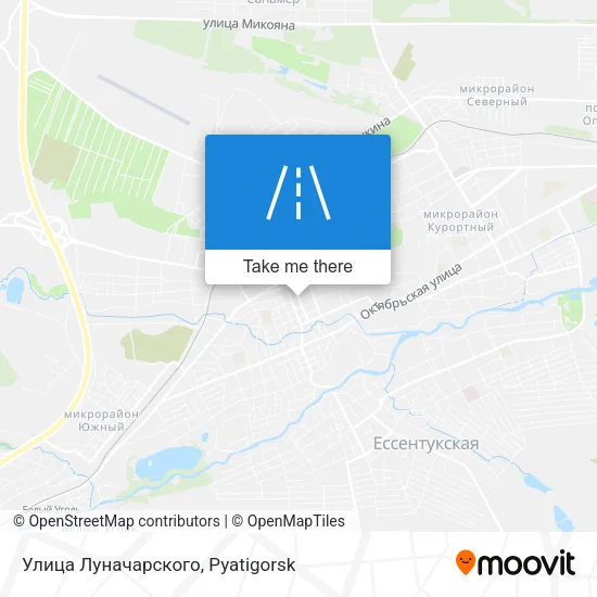 Улица Луначарского map