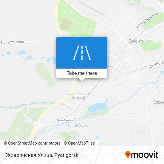 Живописная Улица map