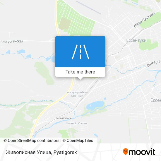 Живописная Улица map