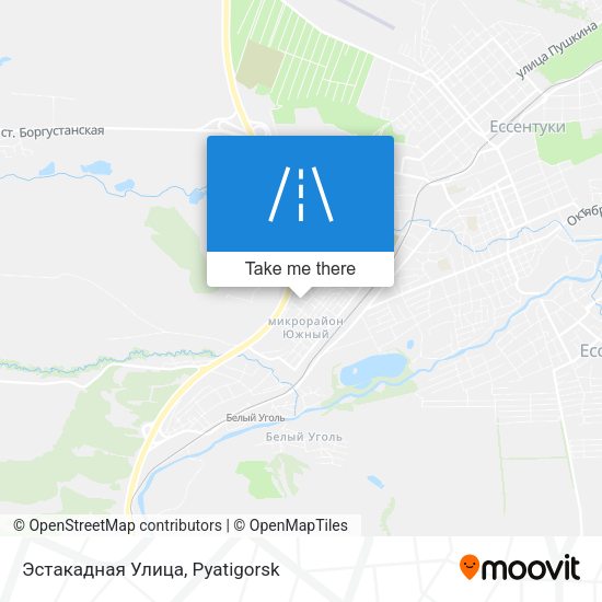 Эстакадная Улица map