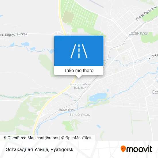 Эстакадная Улица map