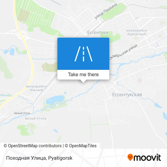 Походная Улица map